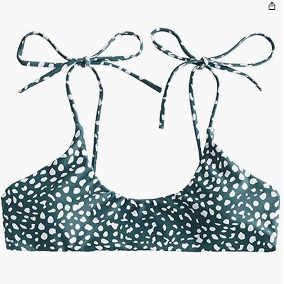 Sechico Women's Two Piece Bikini Set Sexy Tie Shoulder Bikini Swimsuit Small - Picture 3 of 7